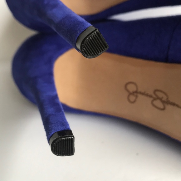 Jessica Simpson ‘NWing’ Suede Platform Heels 8.5 - Picture 11 of 12